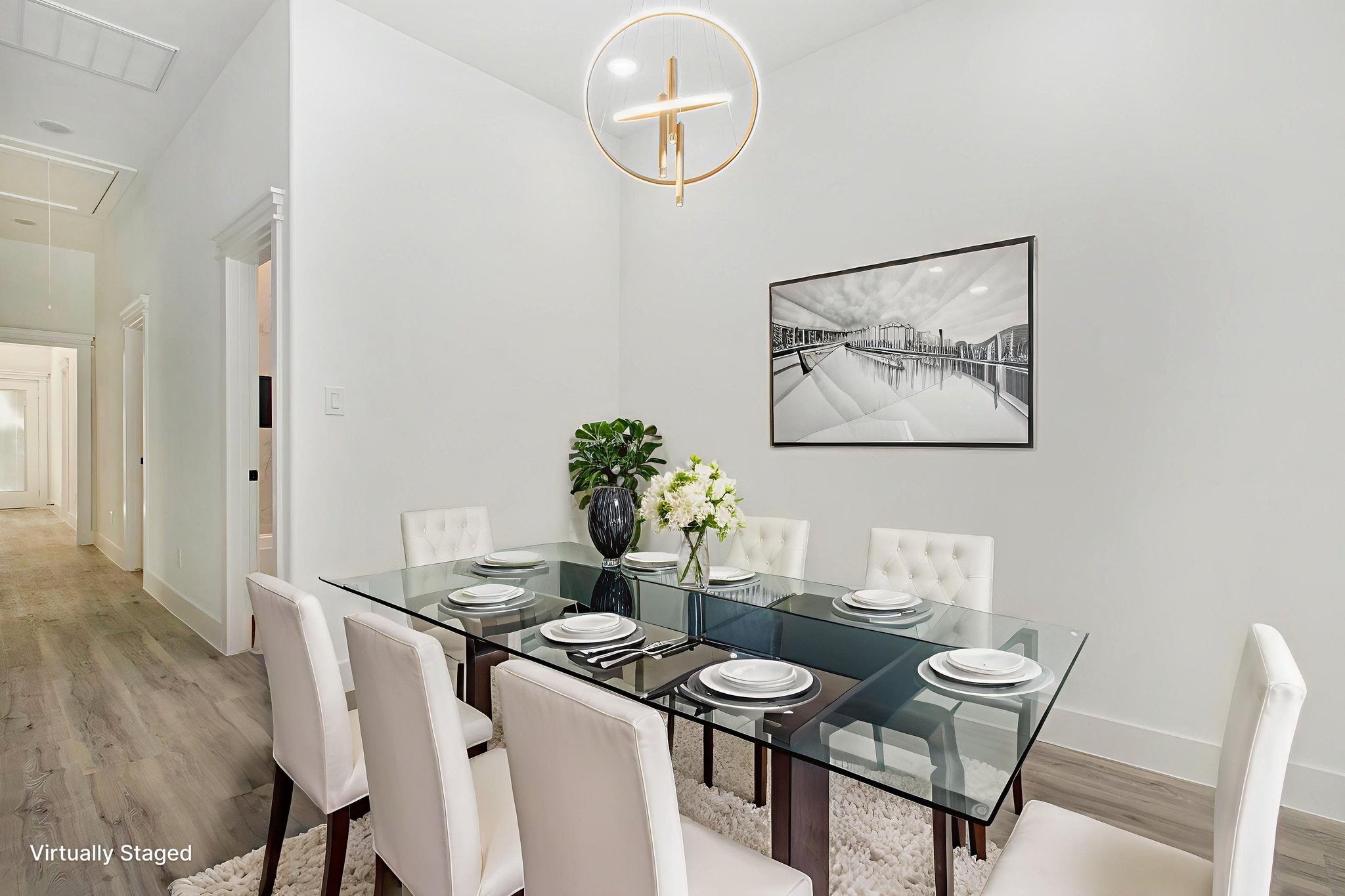 3652 Seabrook Street, Unit A Houston, TX 77021 - Photo 4 of 27 a dining room with furniture and wooden floor