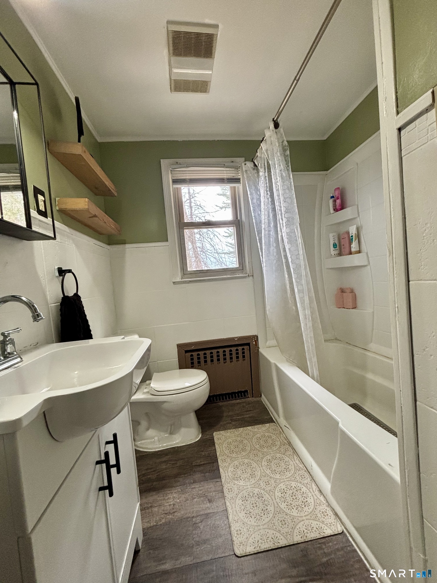 117 Arden Road Waterbury, CT 06708 - Photo 21 of 30 a bathroom with a sink a toilet and shower