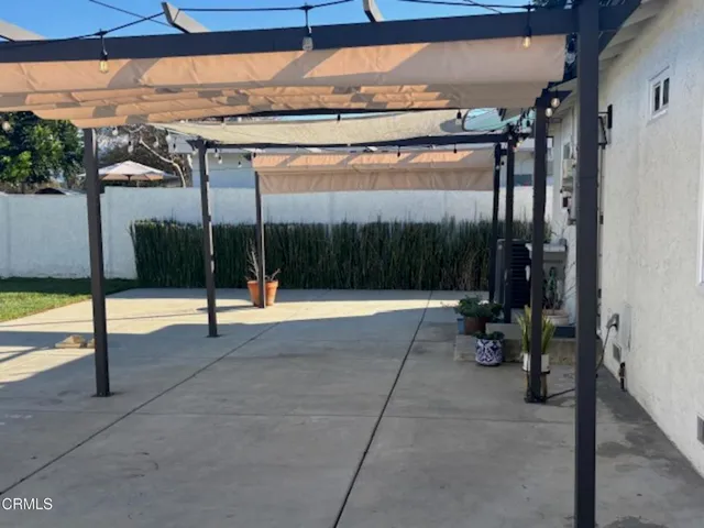 a view of a room with sliding door and a yard