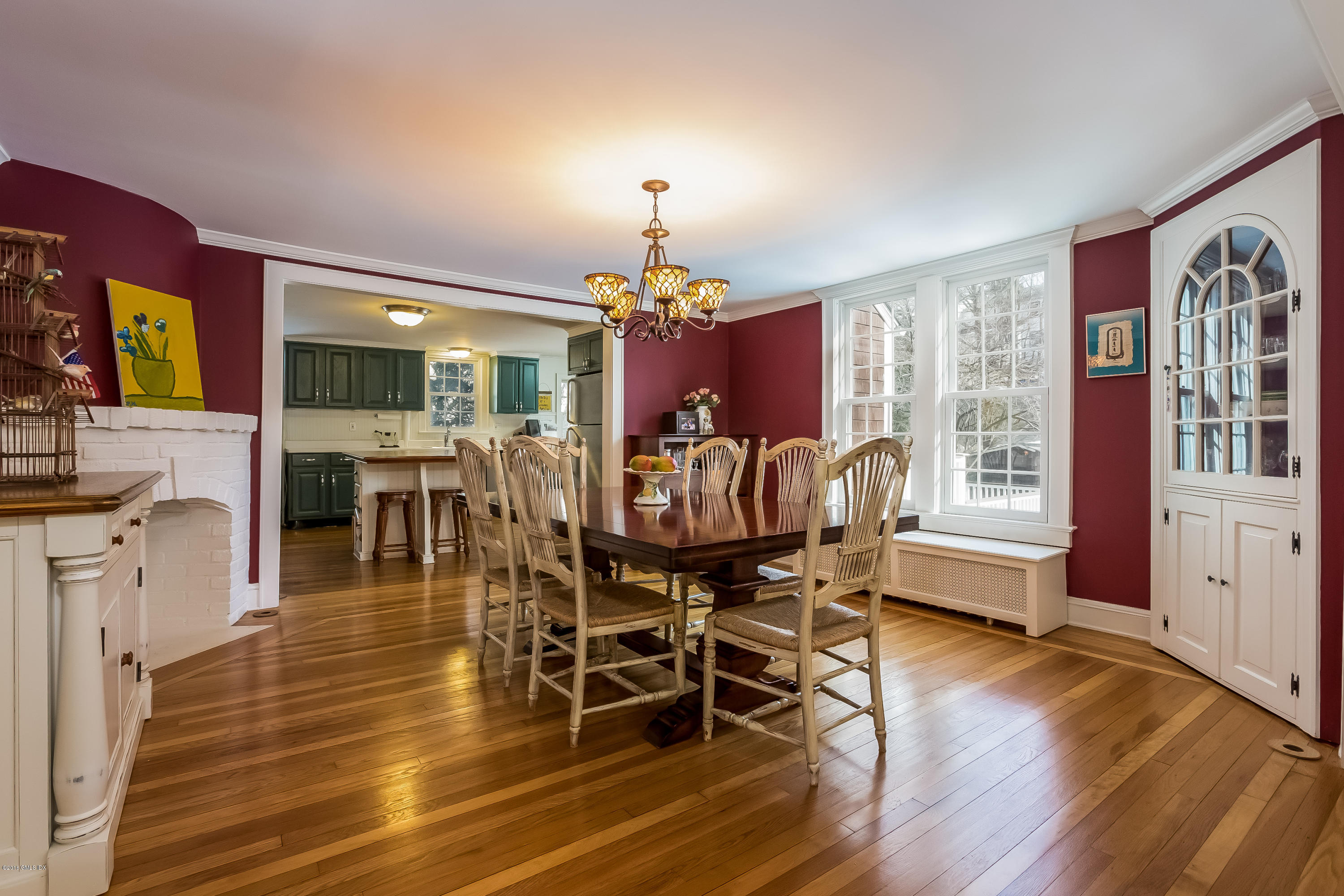 25 Pleasant Street Riverside, CT 06878 - Photo 5 of 17 a view of a dining room with furniture window and wooden floor