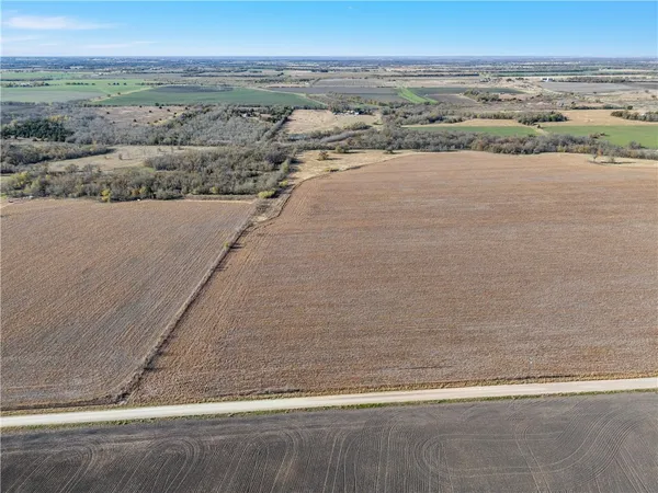 an aerial view of a ocean