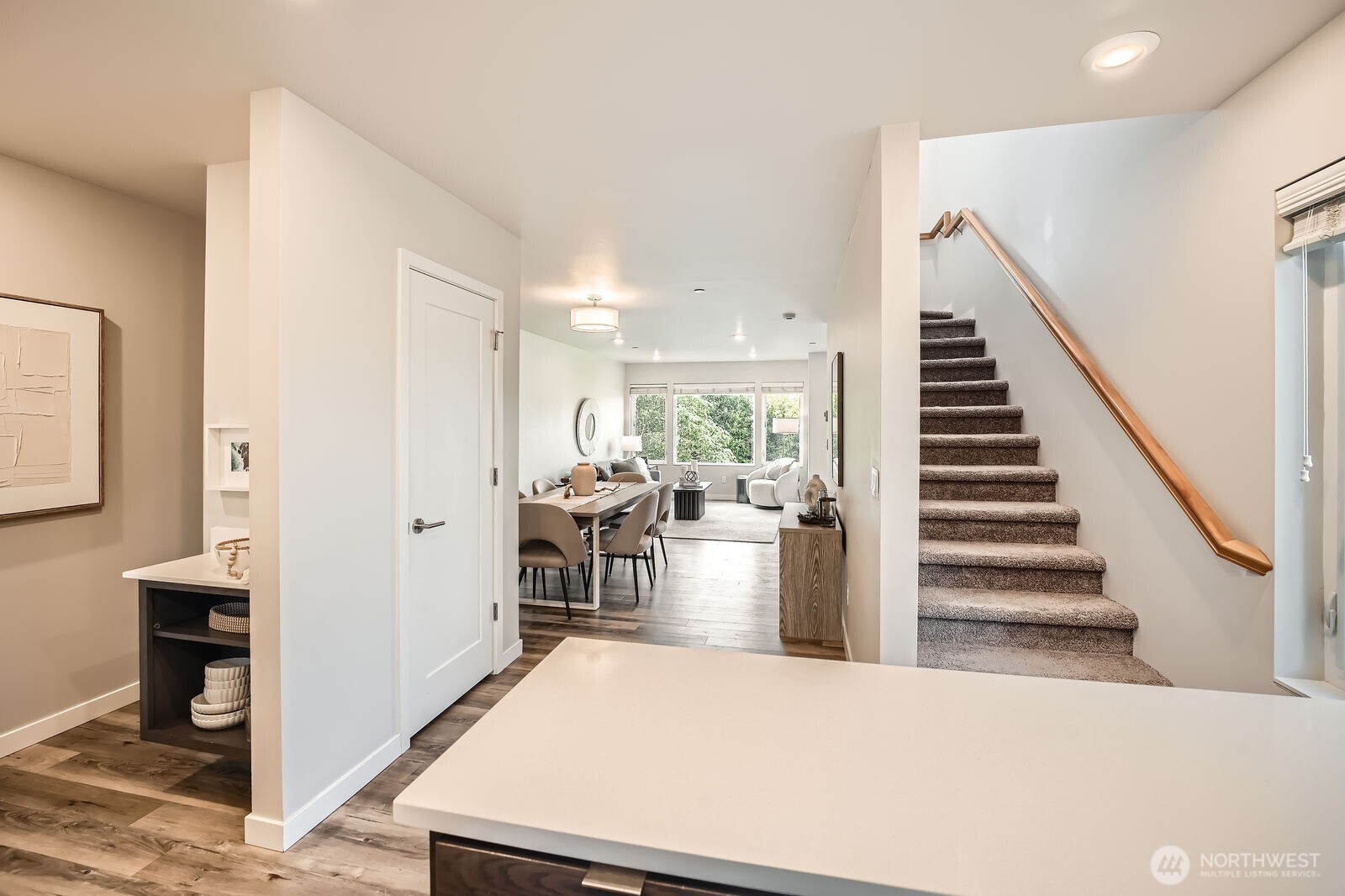 1803 Southwest 96th Lane Seattle, WA 98106 - Photo 11 of 33 a view of a living room with furniture and wooden floor