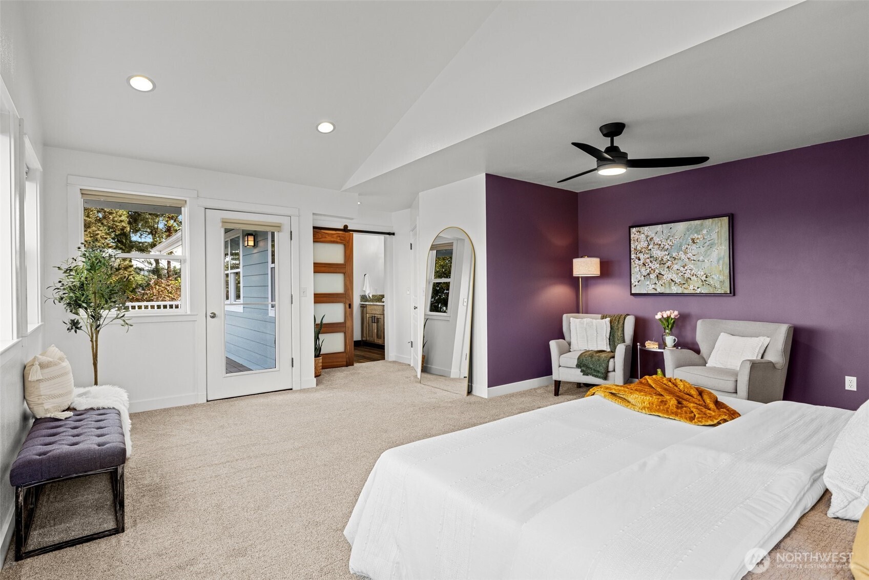 1802 Vernon Road Lake Stevens, WA 98258 - Photo 20 of 40 a bed room with a bed and a chair