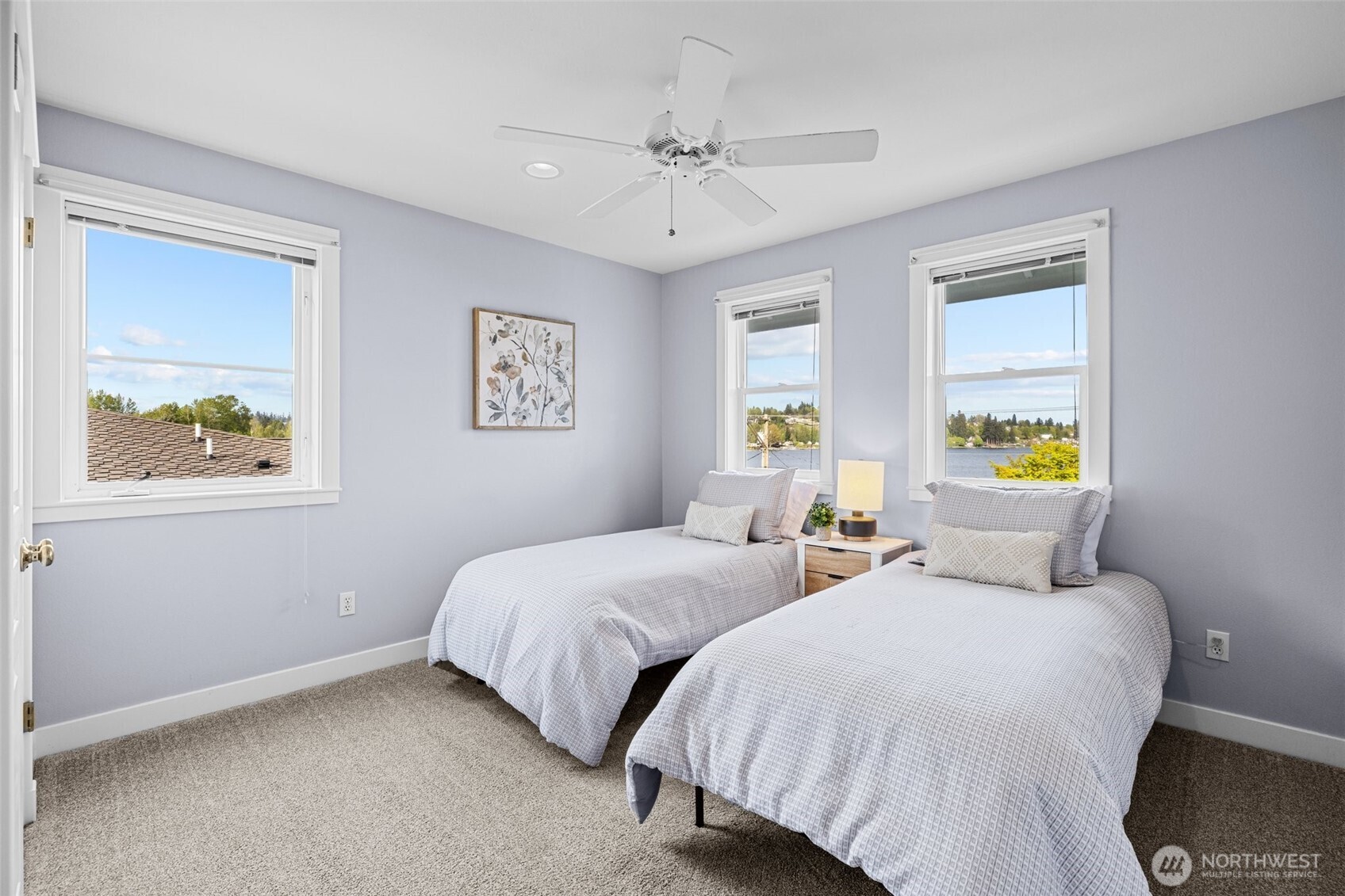 1802 Vernon Road Lake Stevens, WA 98258 - Photo 26 of 40 a bedroom with two beds and a window