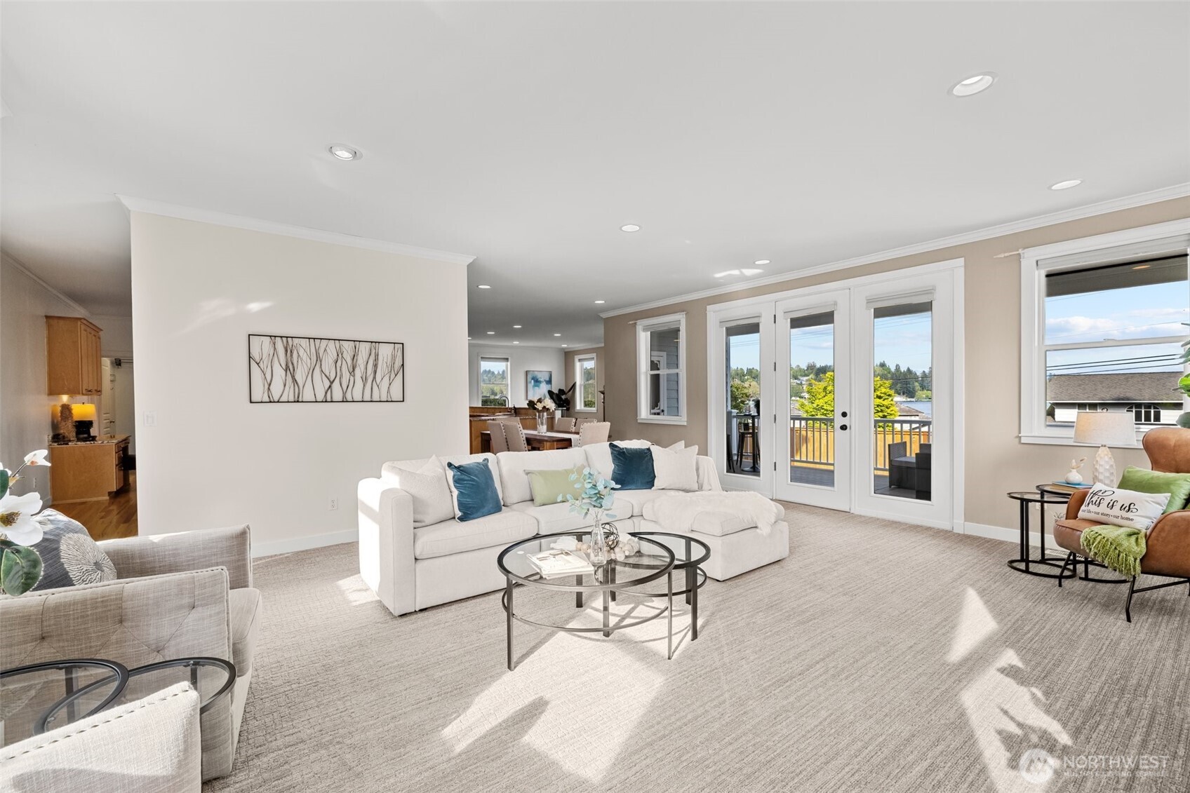 1802 Vernon Road Lake Stevens, WA 98258 - Photo 5 of 40 a living room with furniture and a large window