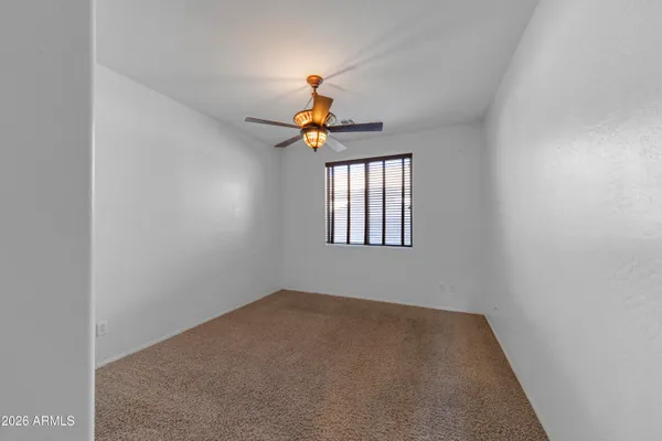 a window in an empty room