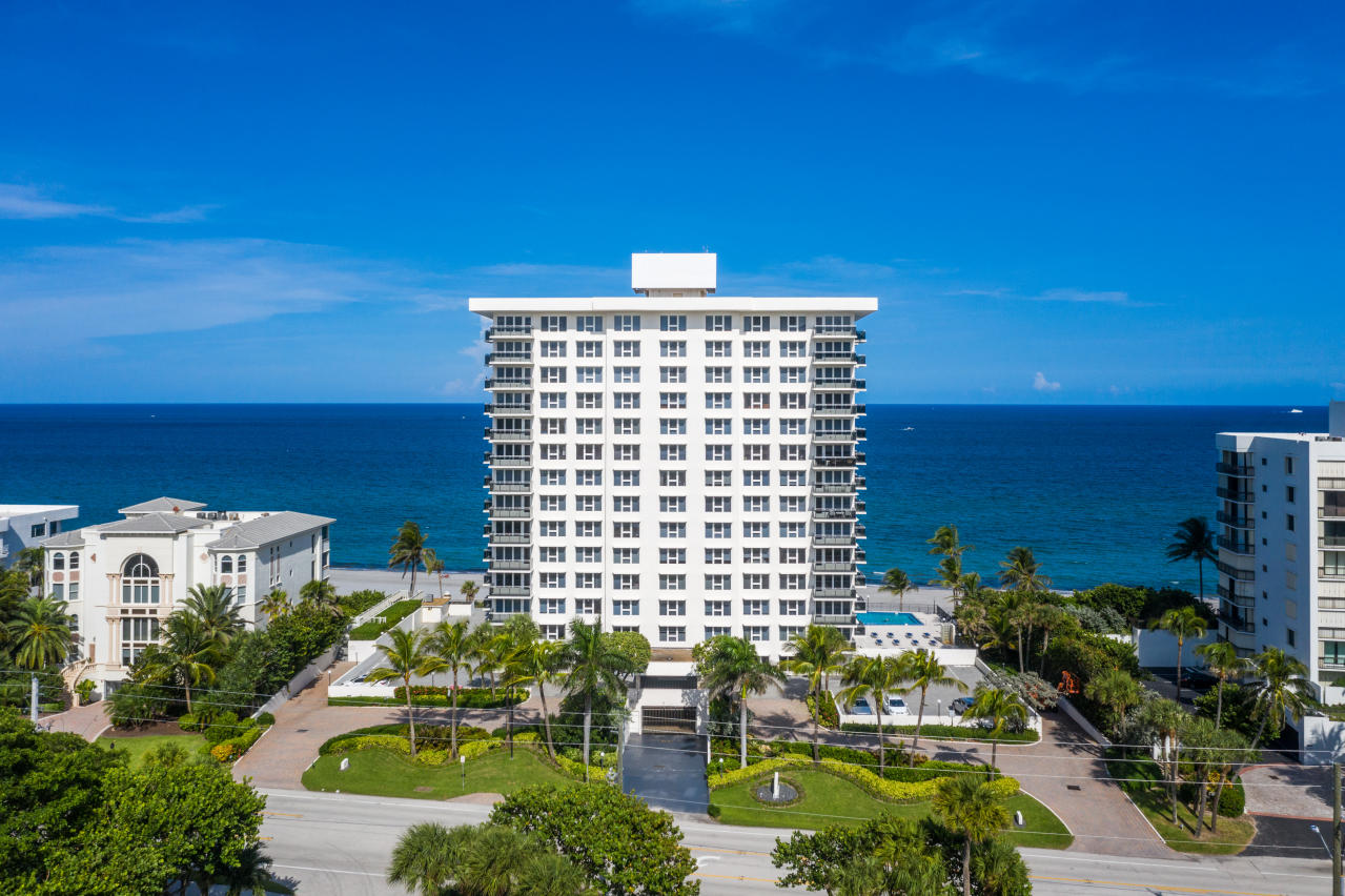 2066 North Ocean Boulevard, Unit 4NW Boca Raton, FL 33431 - Photo 22 of 31 a view of building with yard