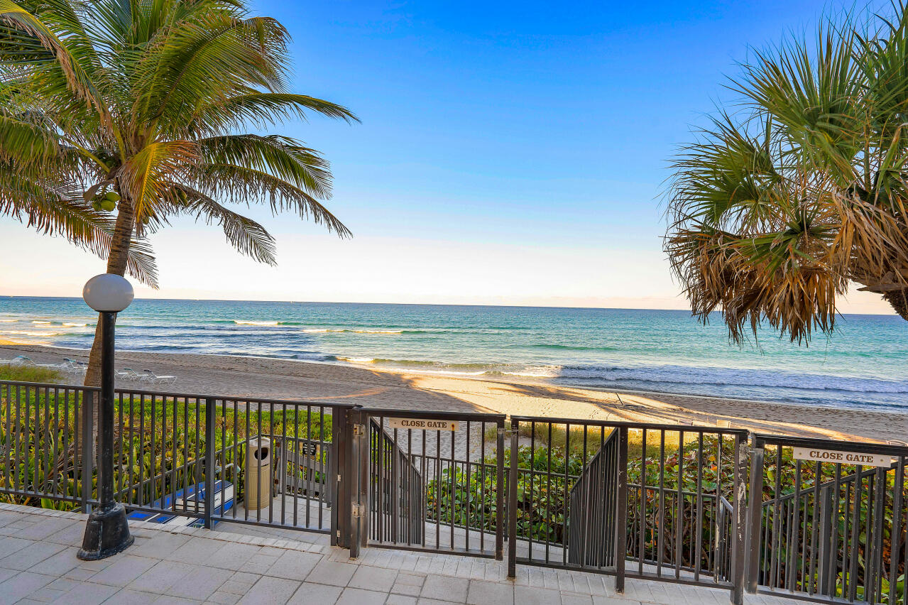 2066 North Ocean Boulevard, Unit 4NW Boca Raton, FL 33431 - Photo 27 of 31 a view of ocean from a balcony