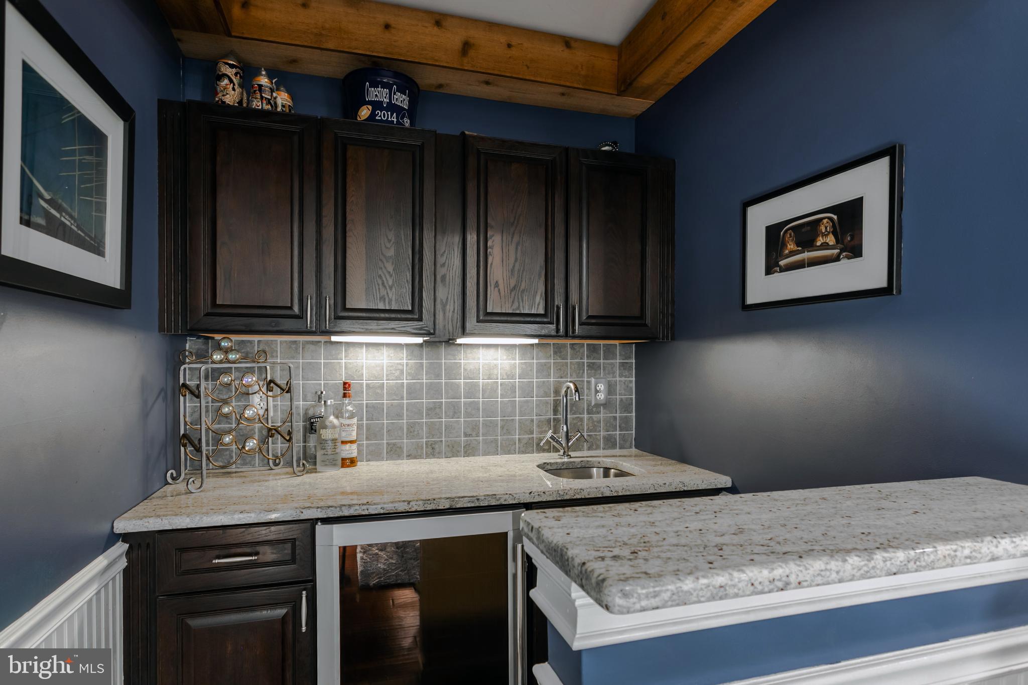 903 Hollow Road Wayne, PA 19087 - Photo 25 of 47 Wet Bar in Family Room