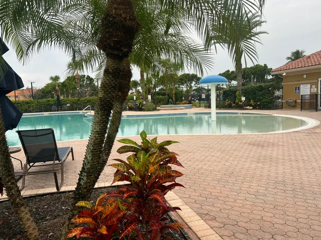 a view of lake from balcony