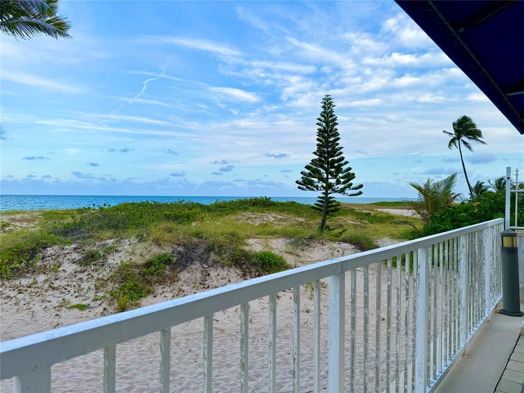 2000 South Ocean Boulevard, Unit 5P Lauderdale-by-the-Sea, FL 33062 - Photo 19 of 34 a view of a garden from a balcony