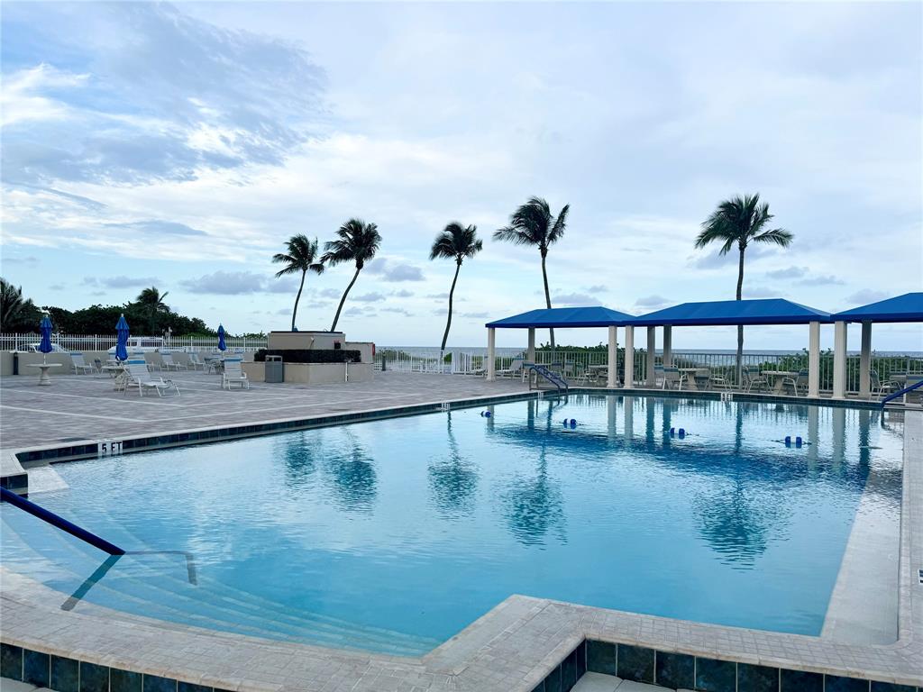 2000 South Ocean Boulevard, Unit 5P Lauderdale-by-the-Sea, FL 33062 - Photo 25 of 34 a view of a swimming pool