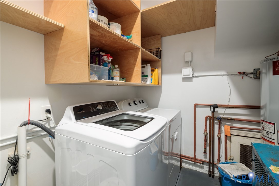 901 Bevridge Road Richmond, VA 23226 - Photo 31 of 43 a utility room with dryer and washer