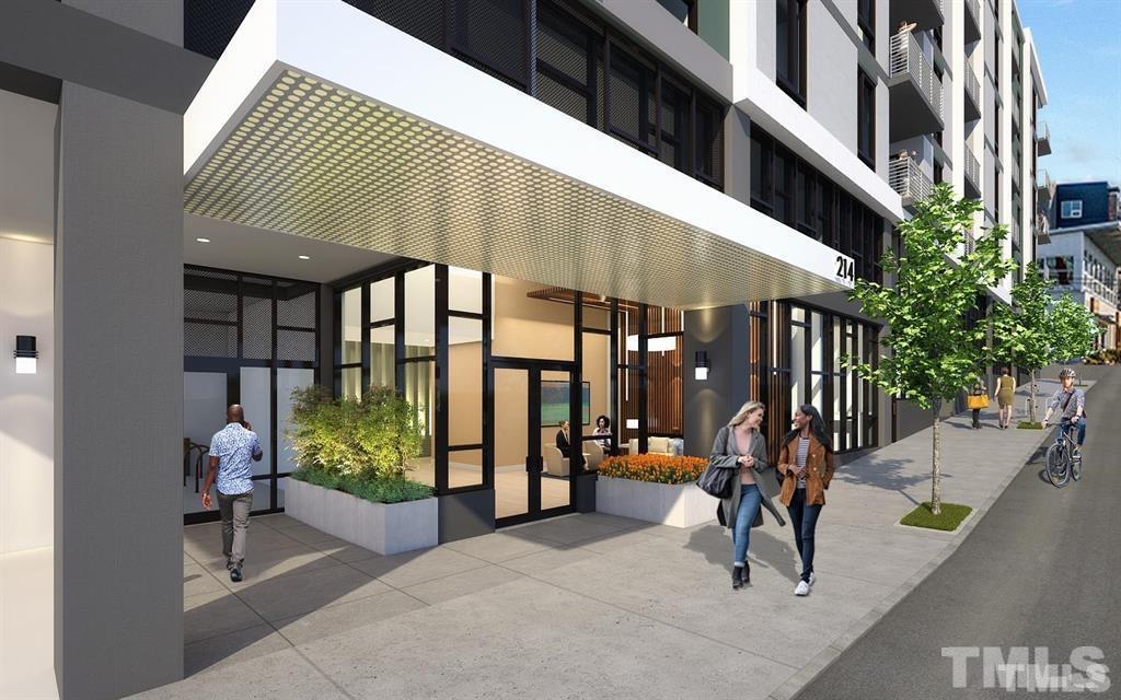 214 Hunt Street, Unit 503 Durham, NC 27701 - Photo 4 of 4 a view of a building with sitting area