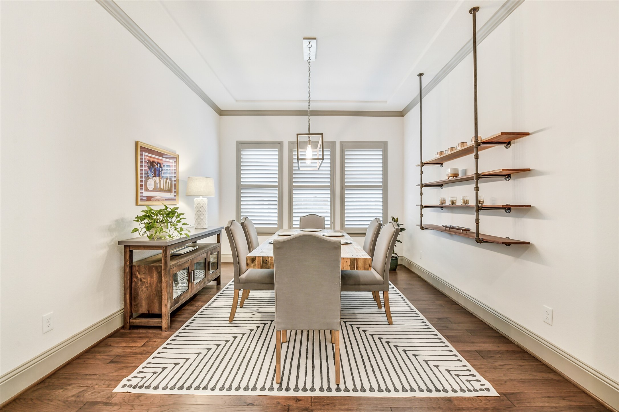 2430 Barclay Lake Lane Spring, TX 77388 - Photo 19 of 50 a view of a dining room with furniture window and wooden floor