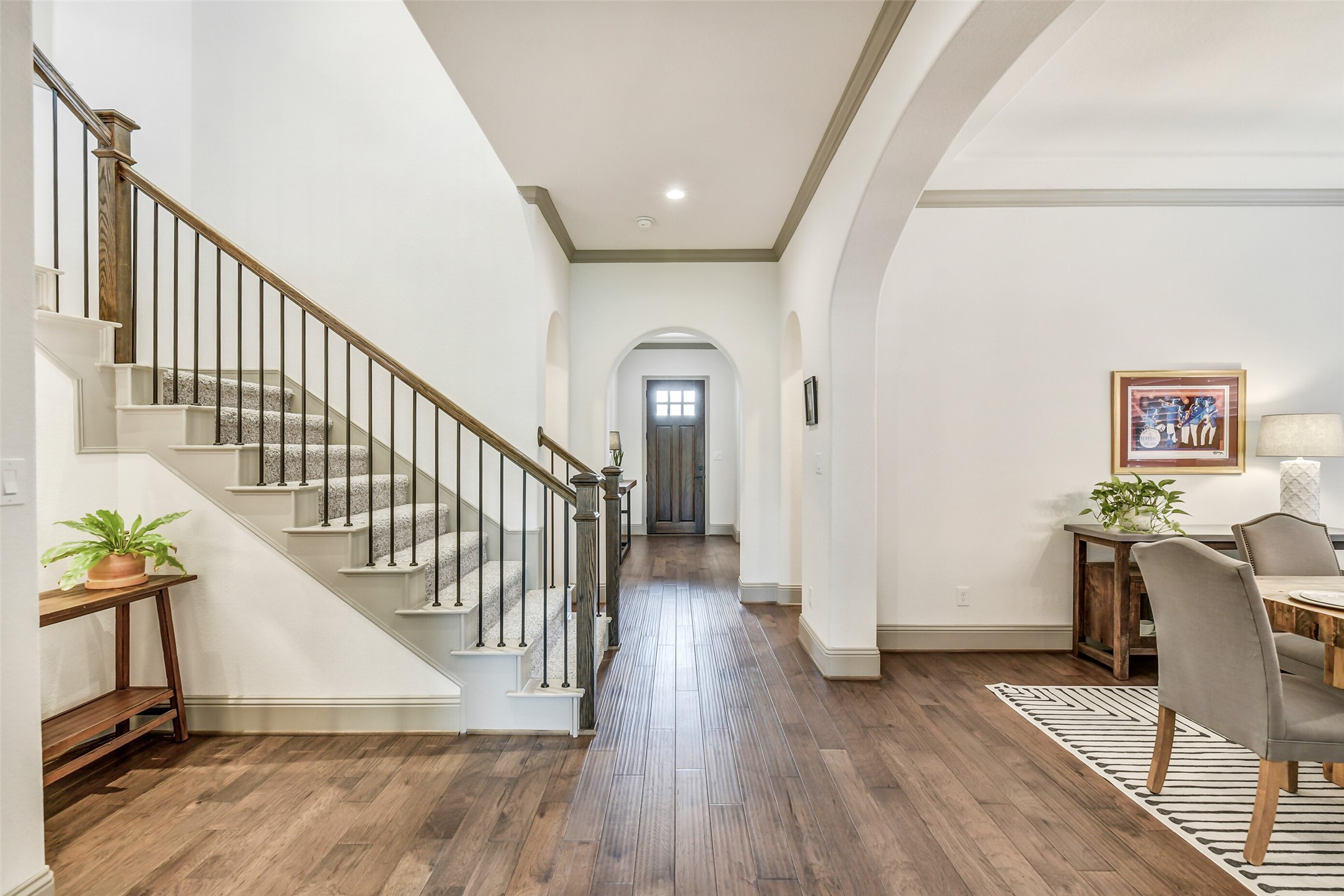 2430 Barclay Lake Lane Spring, TX 77388 - Photo 23 of 50 a view of entryway and hall with wooden floor