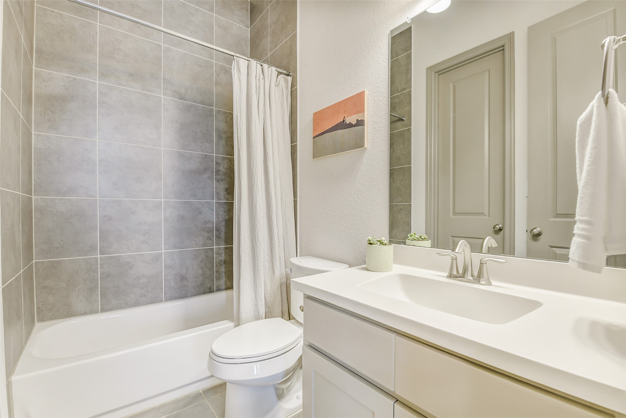 2430 Barclay Lake Lane Spring, TX 77388 - Photo 34 of 50 a bathroom with a sink a toilet and a bathtub