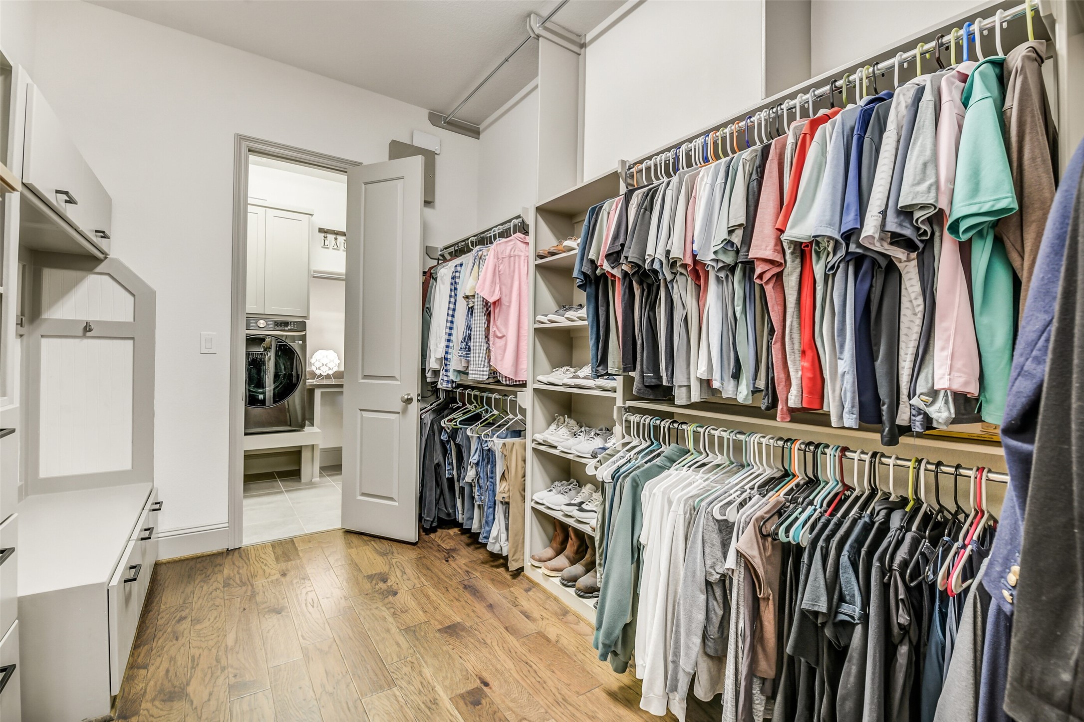 2430 Barclay Lake Lane Spring, TX 77388 - Photo 38 of 50 a view of walk in closet with clothes and shoes