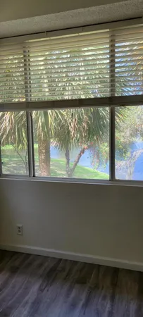 a view of a window in a room