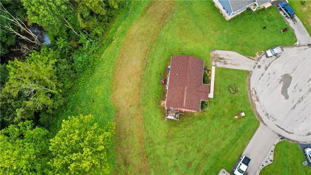 418 Shagbark Road Grindstone, PA 15442 - Photo 16 of 20 an aerial view of a house with a garden