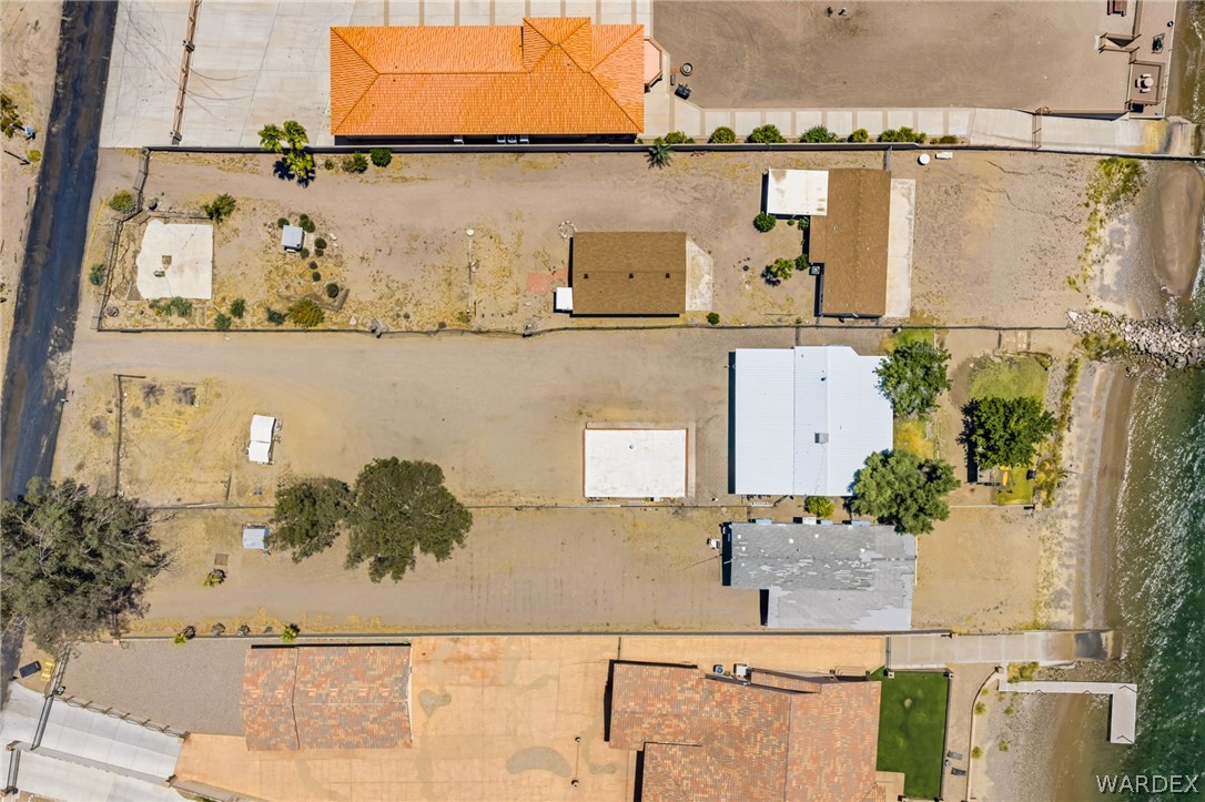 10031 Dike Road Mohave Valley, AZ 86440 - Photo 6 of 78 an aerial view of a house with a yard