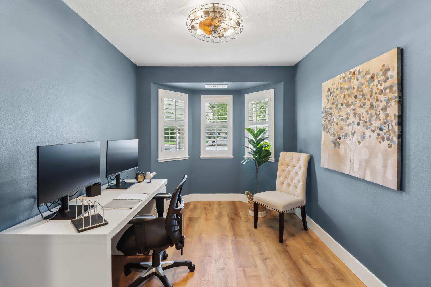 567 I Street Lincoln, CA 95648 - Photo 19 of 53 a view of a workspace with furniture and a window