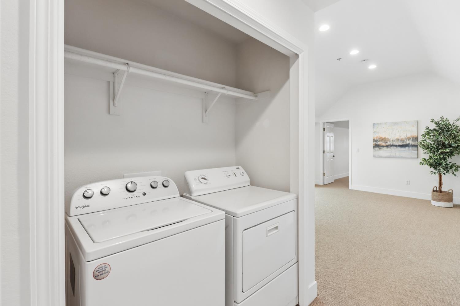 567 I Street Lincoln, CA 95648 - Photo 41 of 53 a view of storage and utility room with washer and dryer