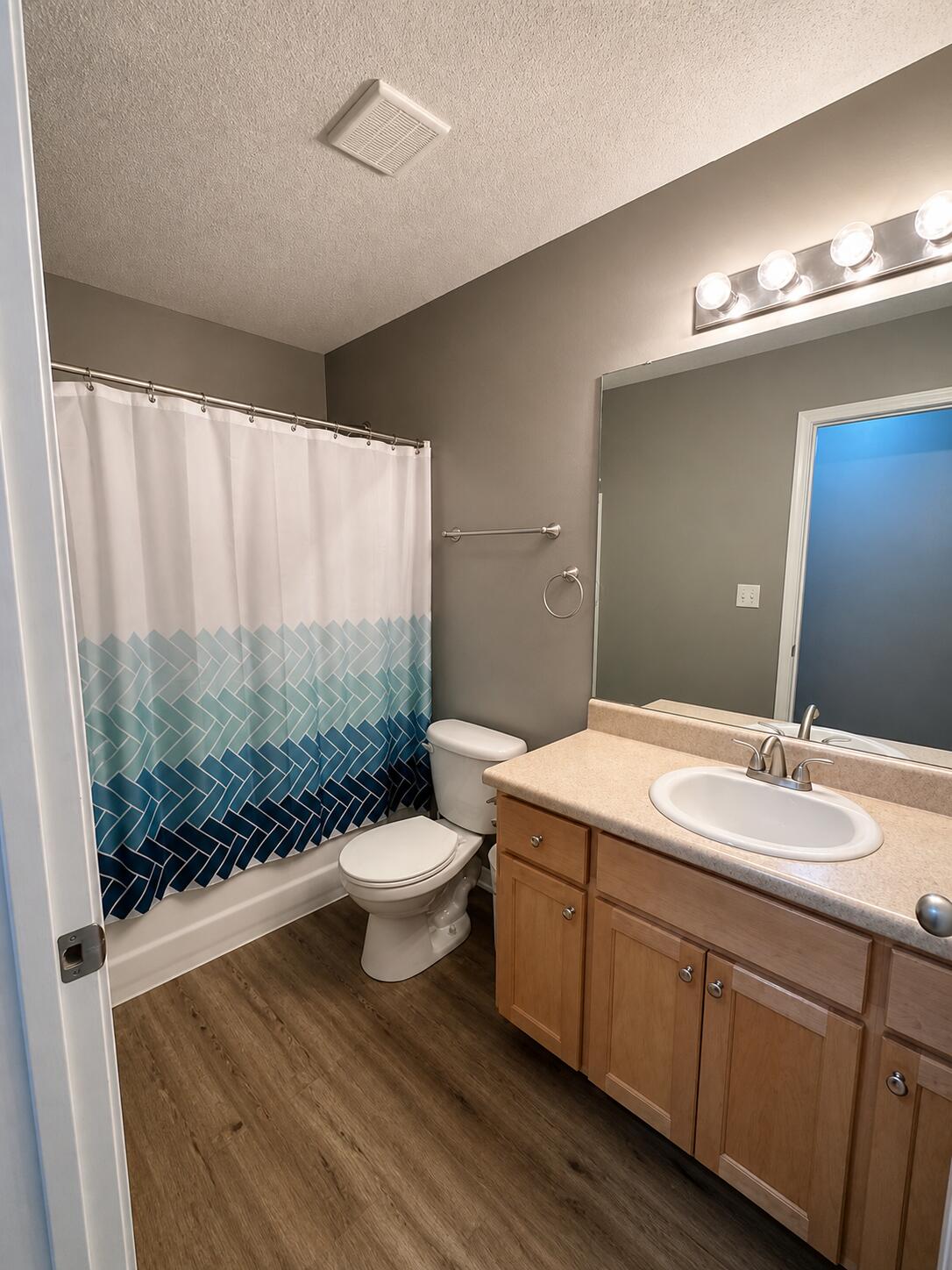 2155 Hagood Loop Crestview, FL 32536 - Photo 15 of 16 a bathroom with a toilet sink and a mirror