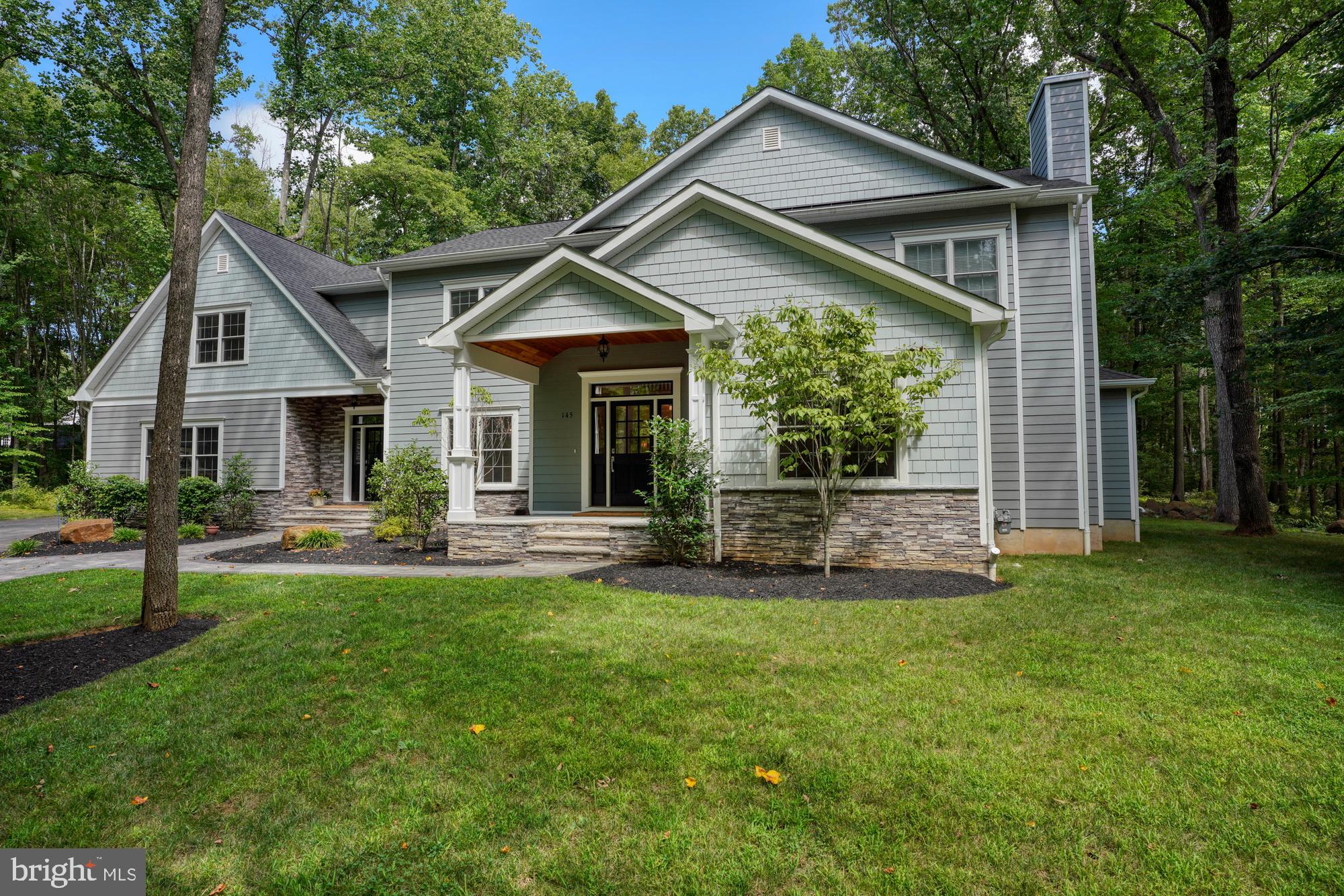 145 Ridgeview Circle Princeton, NJ 08540 - Photo 1 of 41 Covered front porch and side porch entrances.