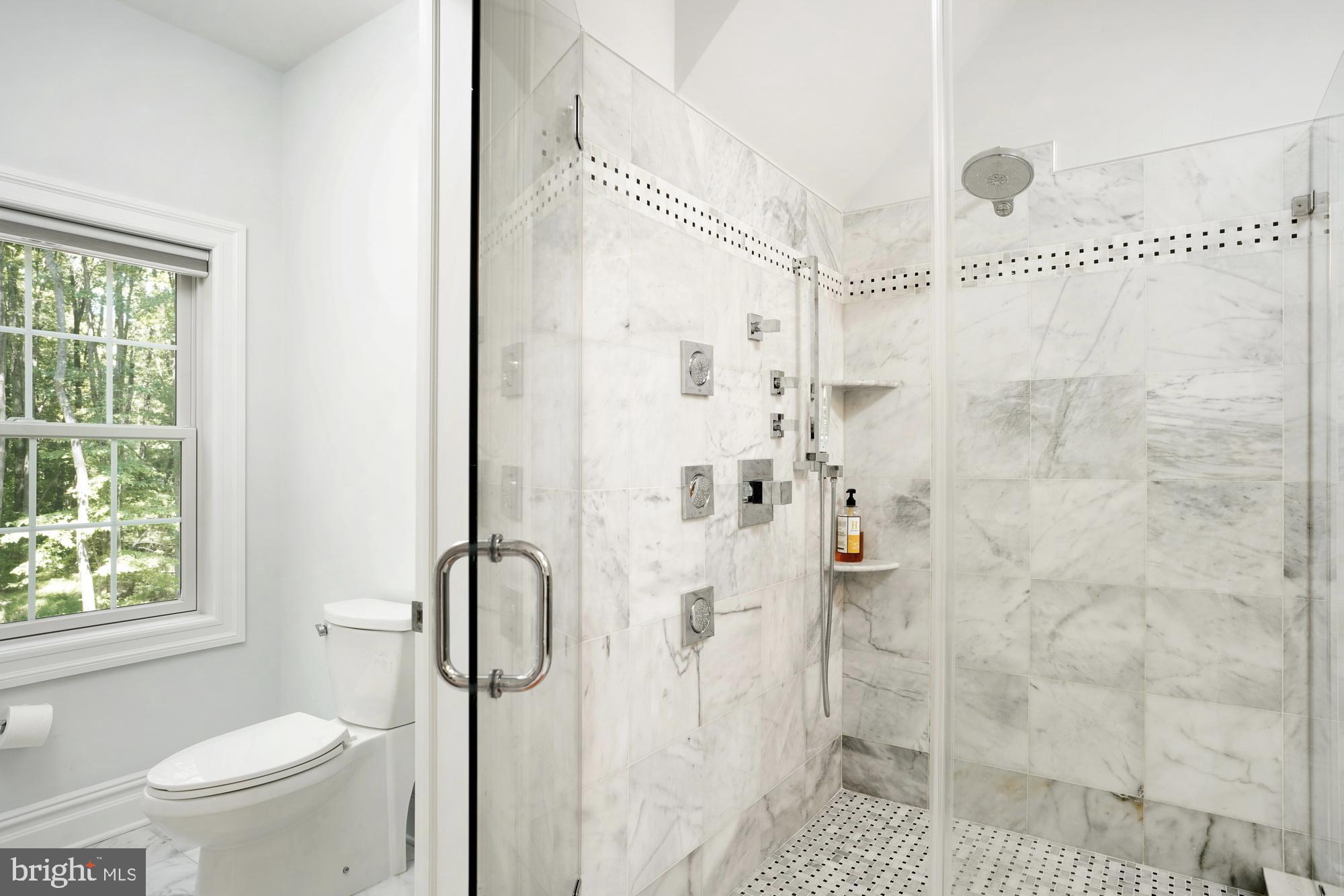 145 Ridgeview Circle Princeton, NJ 08540 - Photo 24 of 41 Glass wall shower in master bath.