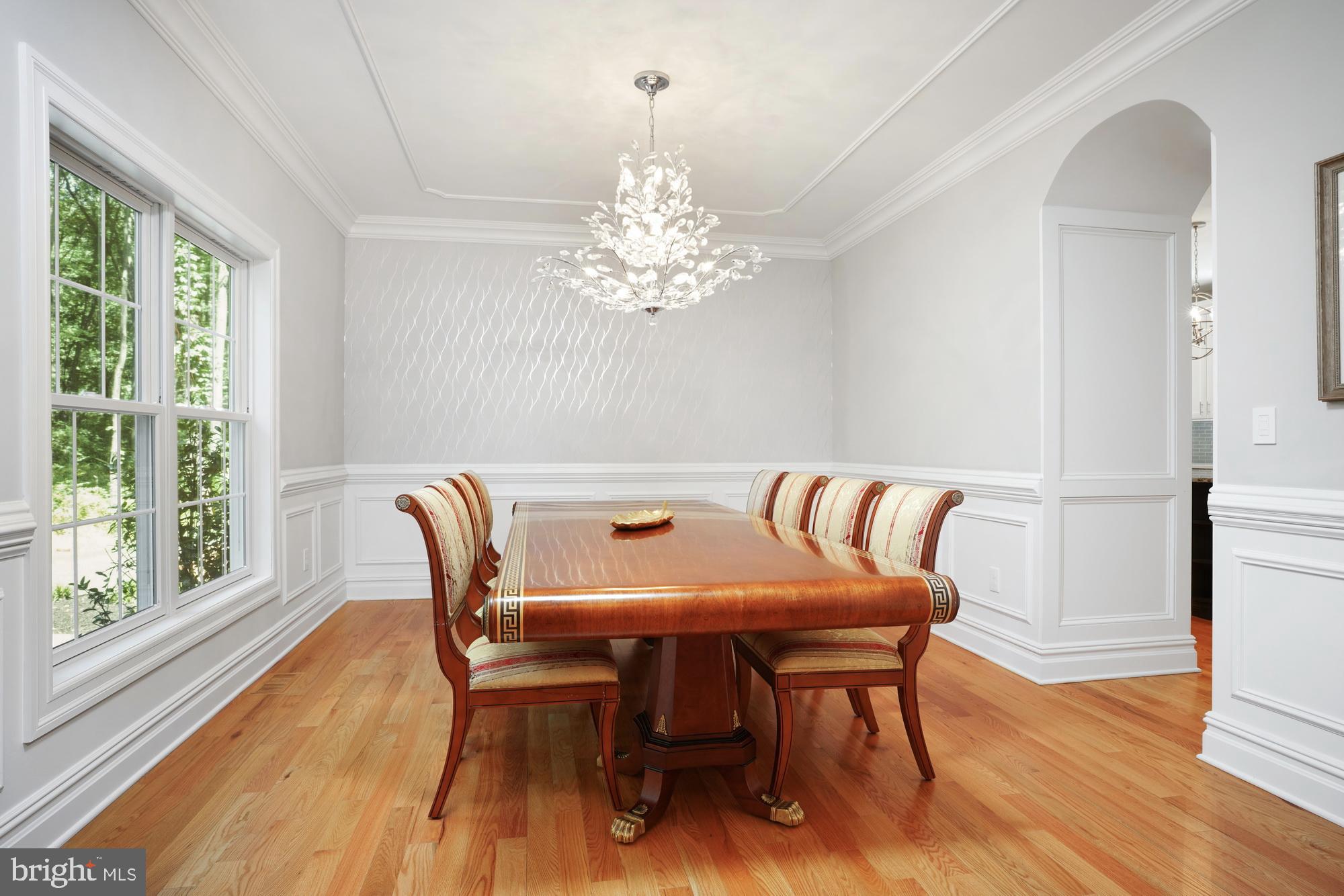145 Ridgeview Circle Princeton, NJ 08540 - Photo 4 of 41 Dining room with archway to kitchen..