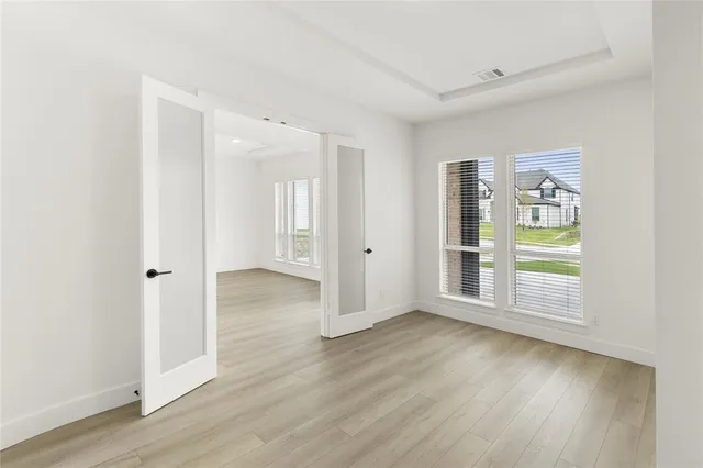 wooden floor in an empty room