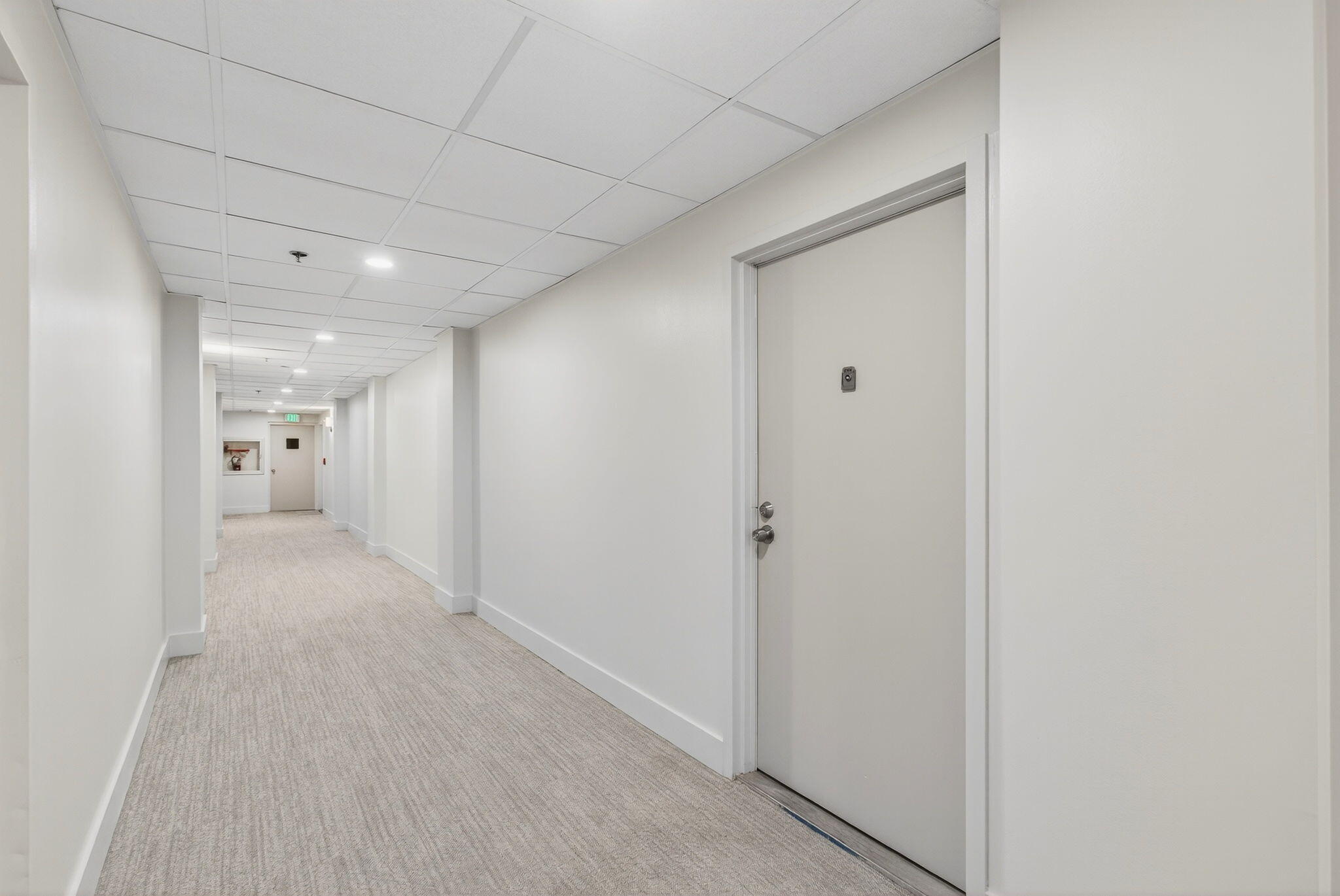 4511 South Ocean Boulevard, Unit 1004 Highland Beach, FL 33487 - Photo 44 of 76 a view of hallway with a large window