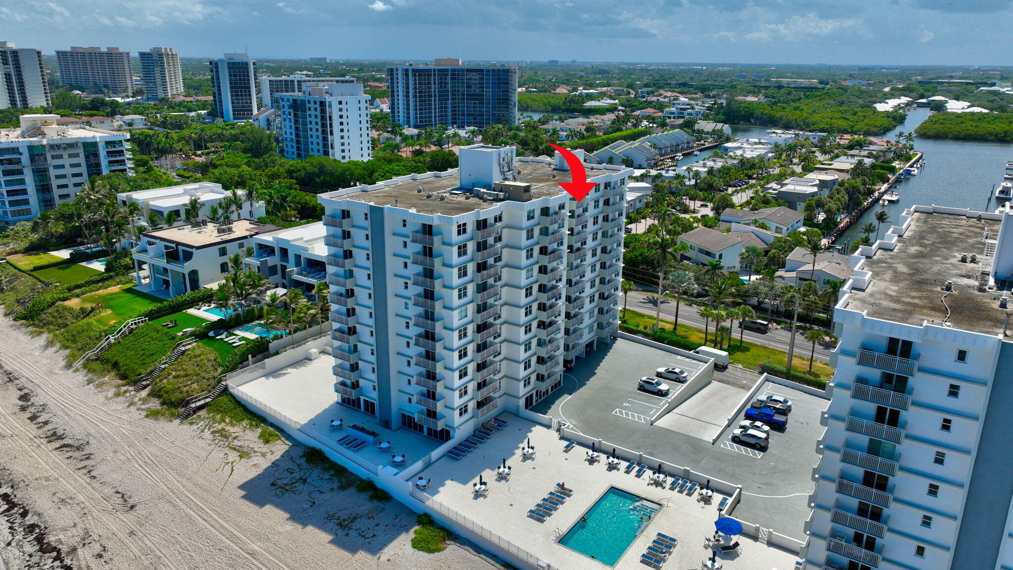 4511 South Ocean Boulevard, Unit 1004 Highland Beach, FL 33487 - Photo 65 of 76 Penthouse Location