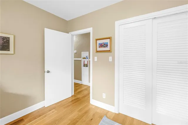 a workspace with furniture and a window