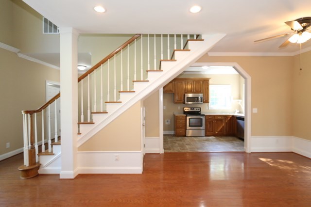 355 Bass Road Macon, GA 31210 - Photo 16 of 24 a view of entryway and hall with wooden floor