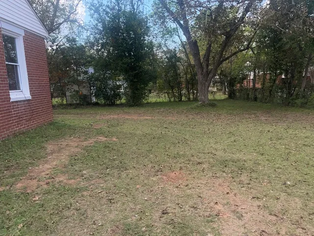 a view of outdoor space and yard