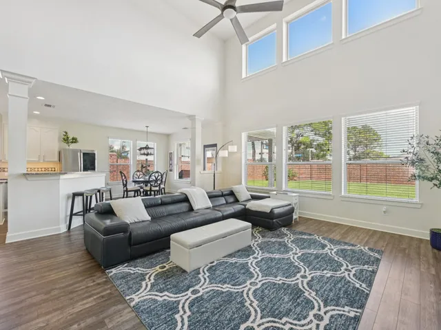 a bed room with a bed and a flat screen tv