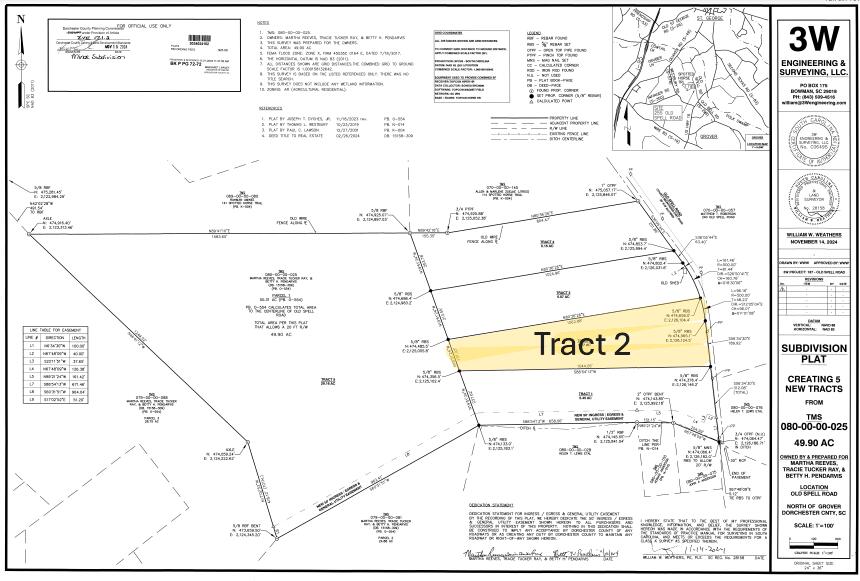 2 Old Spell Road, Unit 2 St. George, SC 29477 - Photo 3 of 6 tract 2