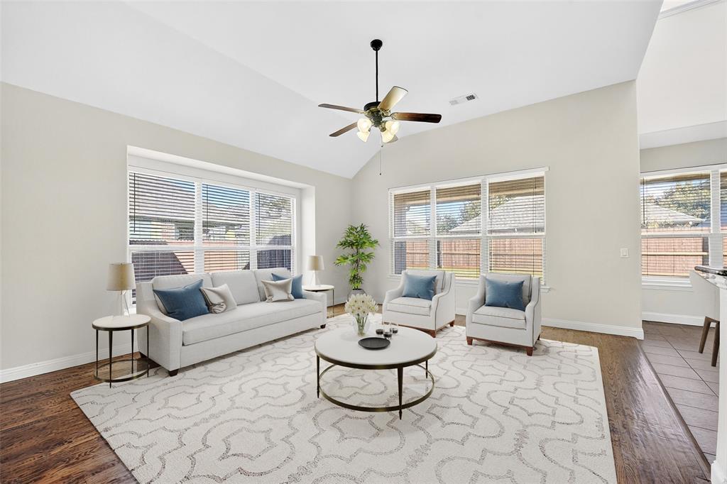 4308 Spruce Road Melissa, TX 75454 - Photo 8 of 39 a living room with furniture and a large window
