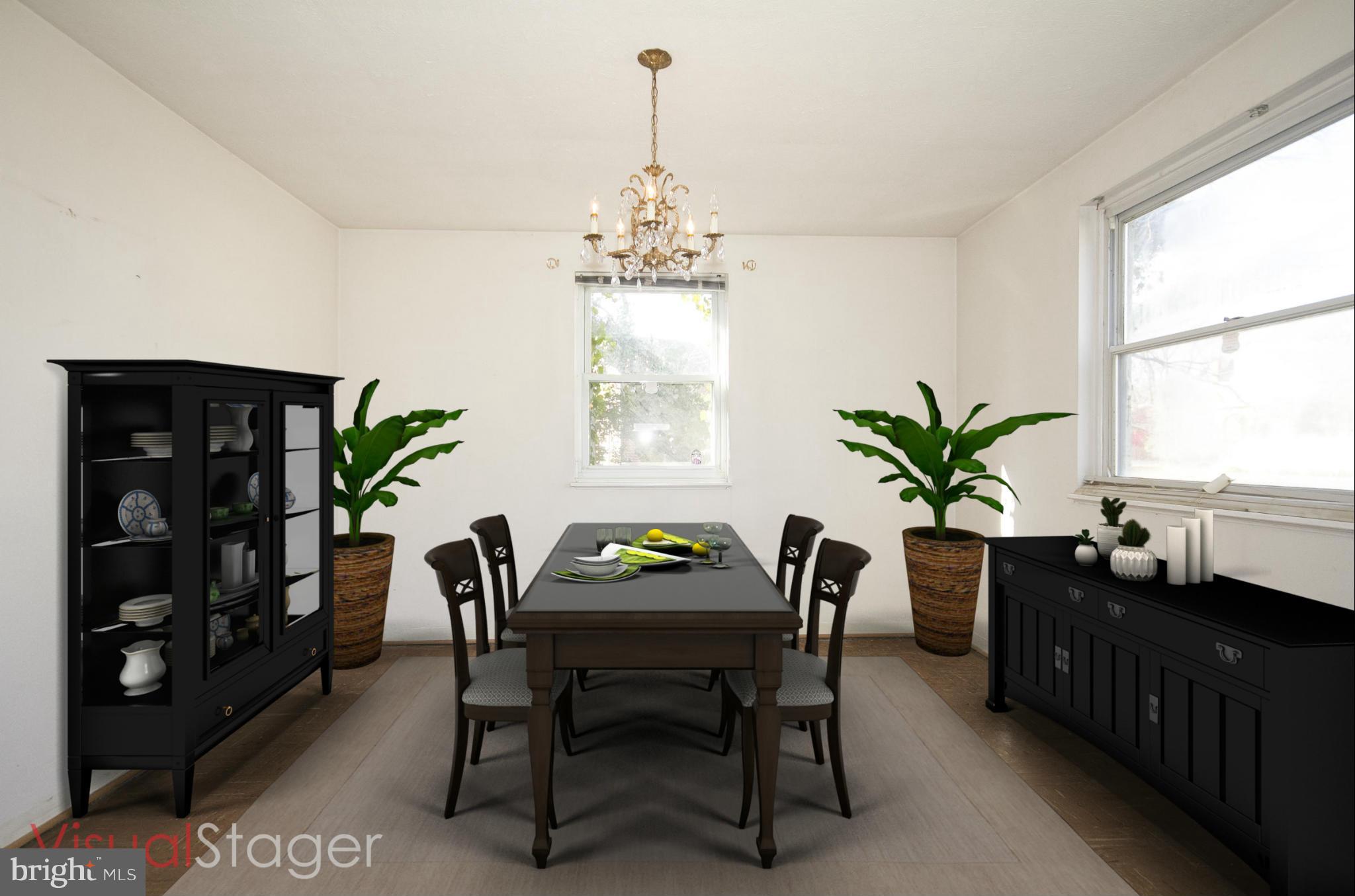 7111 Old Harford Road Baltimore, MD 21234 - Photo 3 of 30 Unit 1 - Dining Room w/Hardwoods