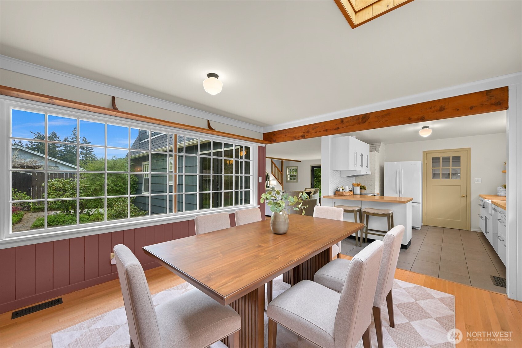 2814 40th Street Bellingham, WA 98229 - Photo 19 of 39 a view of a dining room with furniture window and outside view