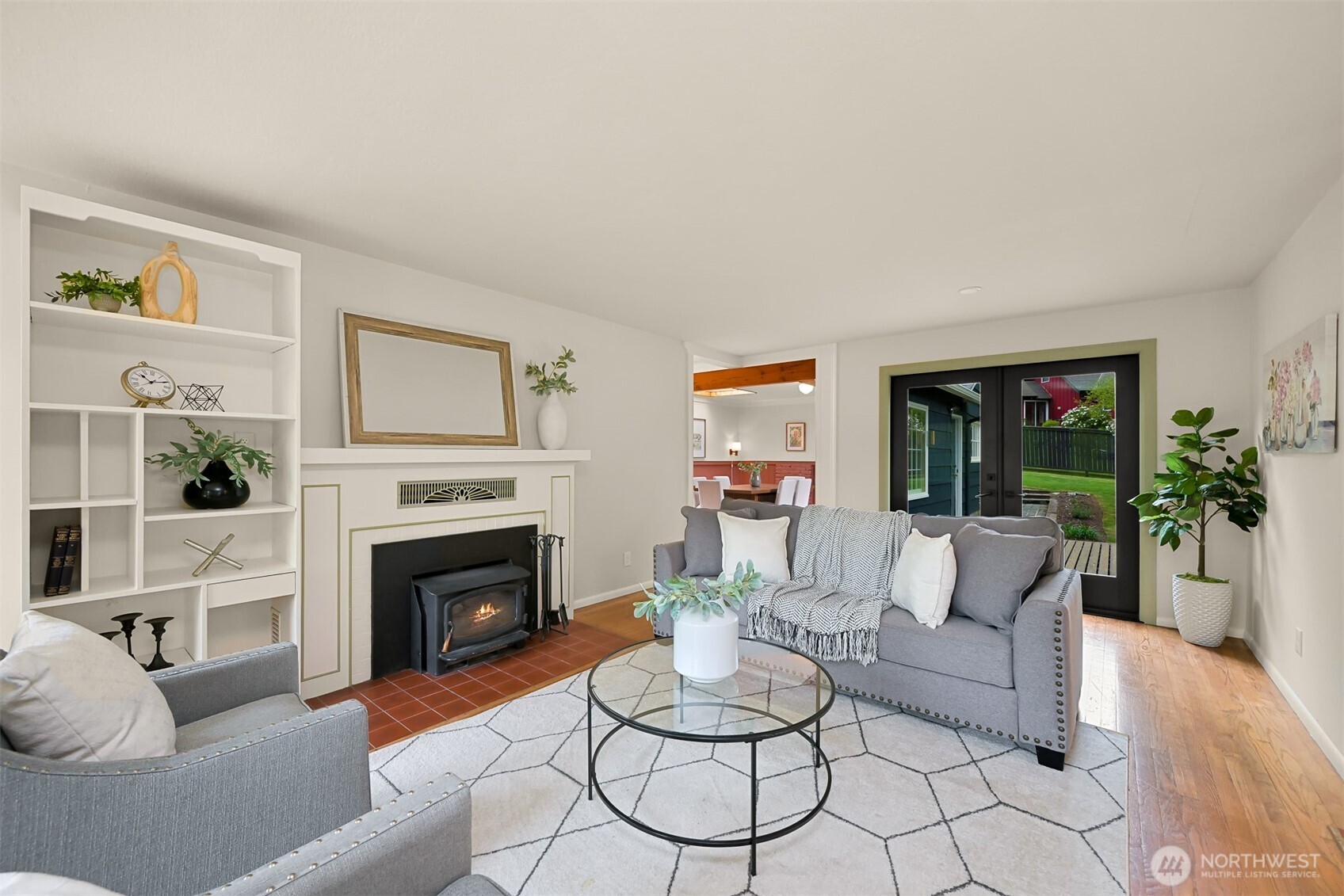 2814 40th Street Bellingham, WA 98229 - Photo 4 of 39 a living room with furniture and a fireplace