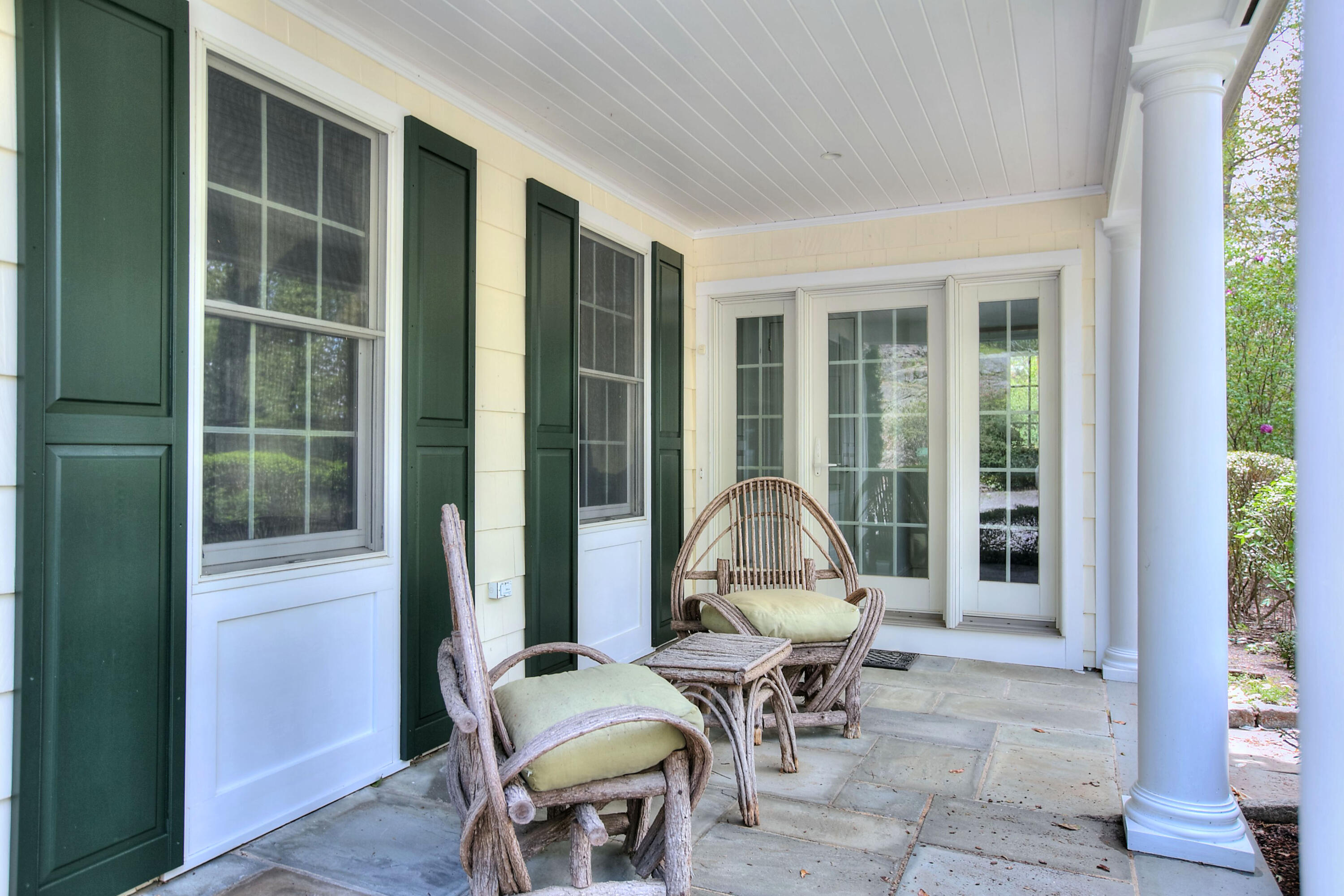 229 Smith Ridge Road New Canaan, CT 06840 - Photo 27 of 28 a view of a two chair in the balcony
