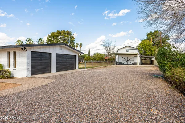 a view of an front door