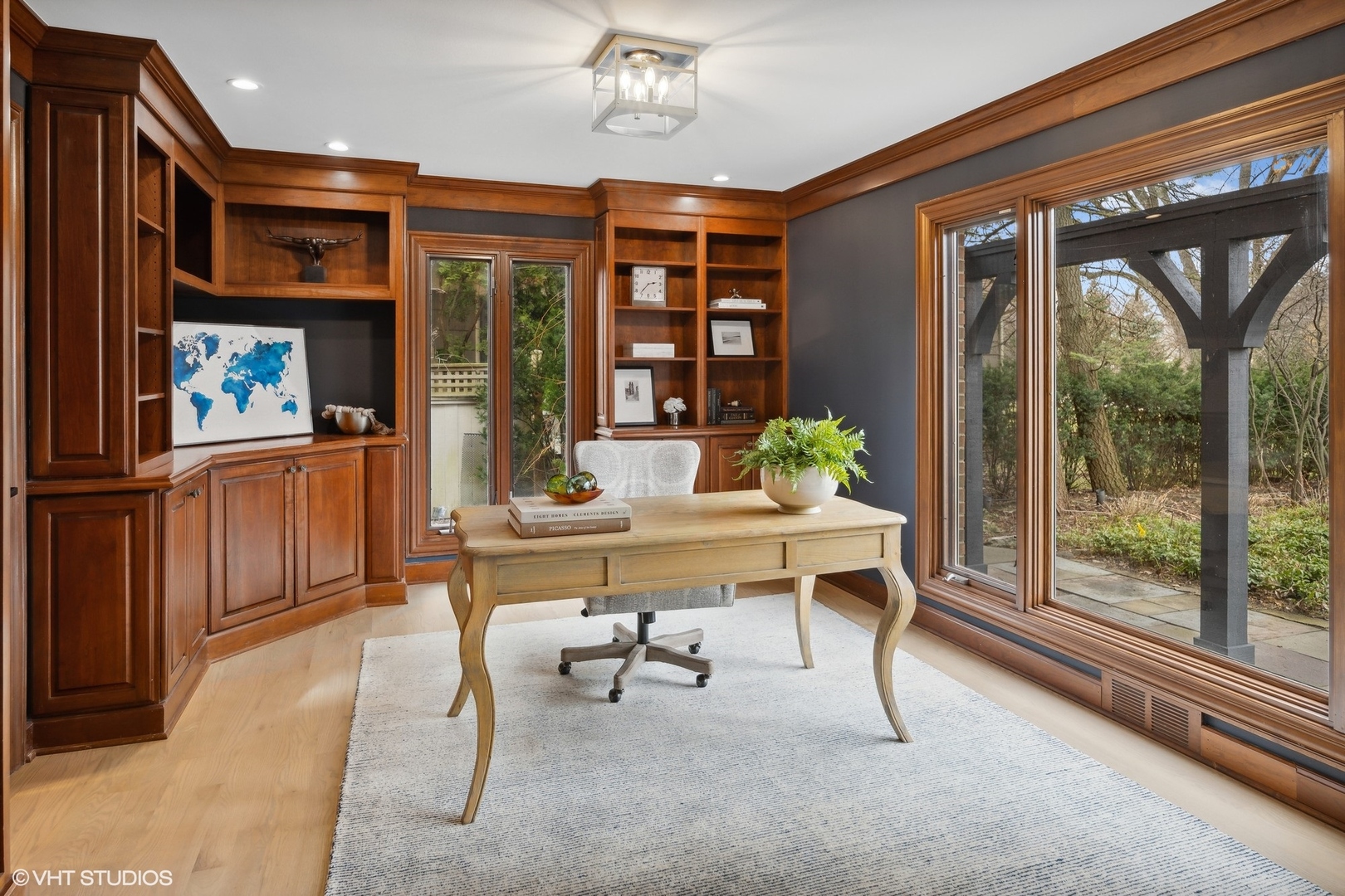 1130 Romona Road Wilmette, IL 60091 - Photo 20 of 46 a workspace with furniture window and outside view