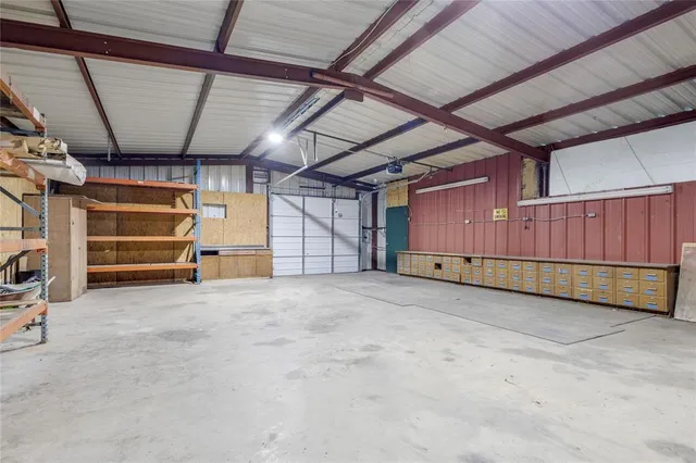 a view of room with wooden ceiling