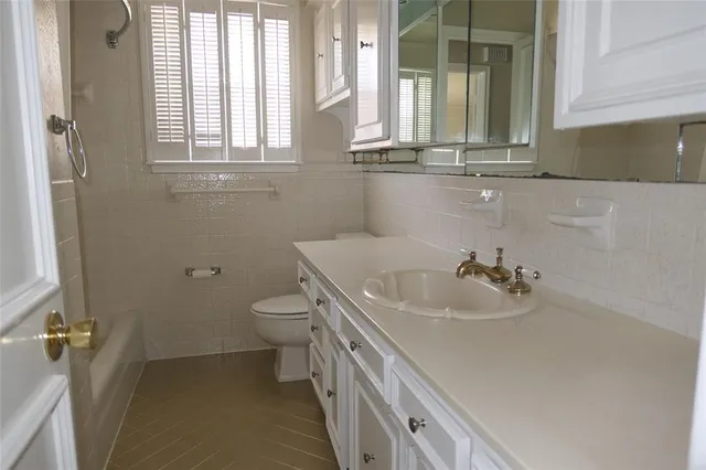 a bathroom with a sink and toilet