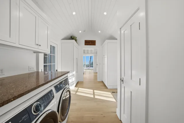 a view of road with trees