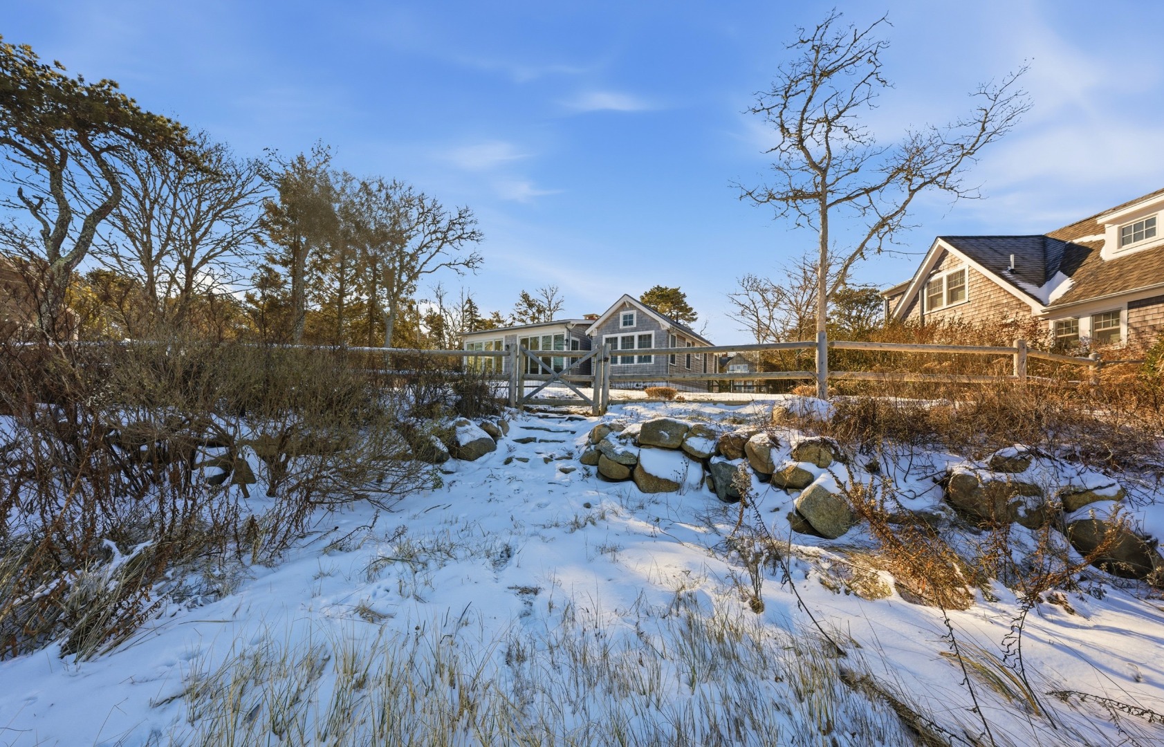 10 Fowler Avenue Edgartown, MA 02539 - Photo 19 of 20 a view of a house with a yard